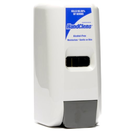 Handclens Hand Sanitizer Dispenser Manual White Each
