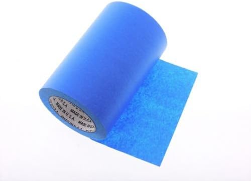 7" inch WIDE 3D Printing Made In USA PRO Grade Blue Painters Tape Masking Clean Release Easy Removal NO RESIDUE (144MM x 55M 5.7 inch). 3D Printer bed grip deck cover 3D Prints Removal 60 Yd