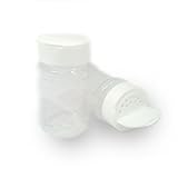 Set of 2 Kitchen Classics Plastic Salt and Pepper Shakers with with Flip-Top Lid.