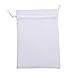 Mudder Organza Gift Bags Wedding Favor Bags Jewelry Pouches, Set of 50, White