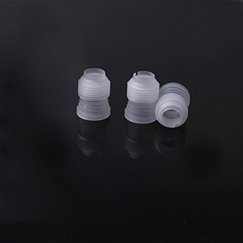 image for Delidge 3 Sizes Reusable New Silicone Cake Decoration Pastry Bags With