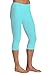 ABUSA Women's Cotton Workout Tights Capri YOGA Pants