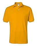 Jerzees Men's 5.6 oz., 50/50 Jersey Polo with SpotShieldTM L GOLD