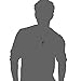 Xianli Wang Jewelry Wide Simple Cross Pendant Necklace for Men Women Boy Girl Stainless Steel Black