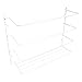 Evelots Wrap/Foil Organizer Rack-Kitchen Cabinet Door-Wall-Plastic Coated Iron