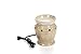 Hosley's Large Ivory Ceramic Electric Fragrance Warmer. Ideal Gift for Wedding, Special Occasion, Spa, Aromatherapy, Reiki Use with Hosley Brand Wax Melts/Cubes, Essential Oils, Fragrance Oils W9