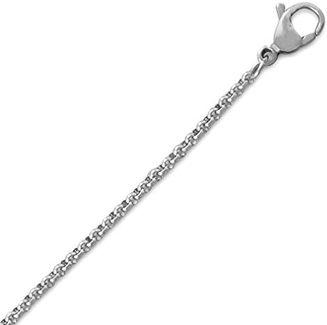 Rolo Chain Necklace 2mm 316L Surgical Stainless Steel