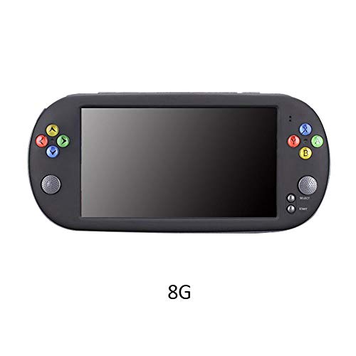 Rosymity Handheld Game Console PSP X16 Large Screen 7-inch HD GBA Arcade Game NES Nostalgic FC Game Console Clever
