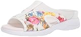 Easy Spirit womens Tine2 Slide Sandal, White