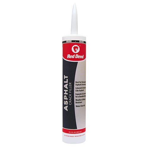 Red Devil 0637 Acrylic Asphalt Crack Filler Sealant, 10.1 fl. oz