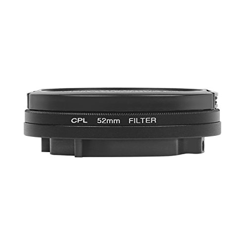 D&F 52mm Professional Photography CPL(Circular Polarizer Lens) Filter with Lens Cover and Adapter Ring for GoPro Hero 7 Black,Hero 5, Hero 6,Hero(2018) Camera Body - Thumbnail 2