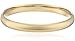 14k Gold-Filled Polished Hinged Yellow Bangle Bracelet, 2.6