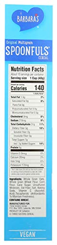 BARBARA’S BAKERY MULTIGRAIN SPOONFULS CEREAL, ORIGINAL, 14 OUNCE