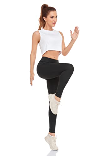 Womens Tank Tops for Gym Yoga Crop Top Sexy Back Workout Top 2022 Trendy Top White X-Large