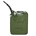 Lovinland Emergency Oil Gas Can 5 Gallon 20L Portable Gas Oil Water Bucket Petrol Diesel Storage Can Tanks with Spout Army Green