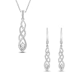 Amazon Collection Women Sterling Silver Diamond