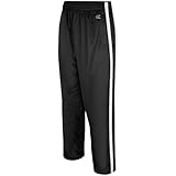 Mens Tearaway Athletic Pants (Black/White)