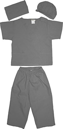 Kids Doctor Dress up Surgeon Costume Set, 2T/3T, Pewter
