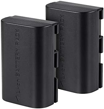 Galexh LP-E6 Rechargeable Battery Compatible Canon Camera, Dual LP-E6 2000mAH Li-ion Batteries Replacement Canon EOS 5D Mark III/ 5D Mark II/ 6D/ 7D/ 70D/ 60D/ 60Da
