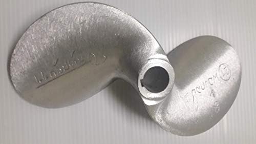 xoxo555 Cast Aluminium Propeller 8 Inch (8") Long Tail Boat Craft Mud Motor Strong Blade Vehicle Rotate