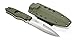 Hoffner Hand Spear Tactical Fixed Blade Knife - 4-7/8 Inch Half-Serrated Blade, Full Tang 440C Spear Point, G10 Grip, MOLLE Compatible Kydex Sheath