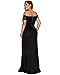 LALAGEN Women's Plus Size Off Shoulder Long Formal Party Dress Evening Gown