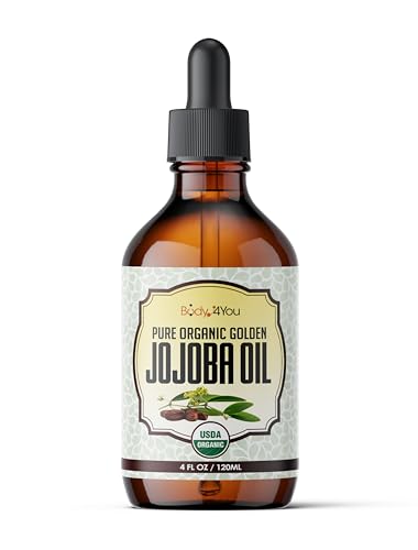 BodyJ4You 100% USDA Organic Jojoba Oil Piercing Aftercare - Stretched Ear Gauges Tragus Nose Septum Lip Navel - Natural Recovery Skin Moisturizer - Pure Unrefined Wax
