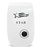 STAR Ultrasonic Pest Repeller, Pest Control Repellent - Effectively Reject Roaches, Spiders, Mosquitoes, Rodents, Mice, And Other Insects. 100% SATISFACTION GUARANTEED.