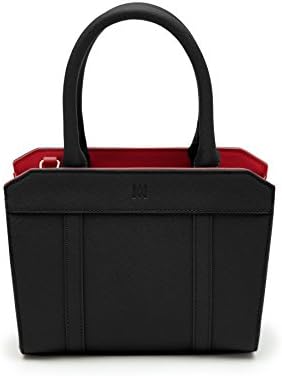 Saffiano Designer Mini Crossbody Purse-Vegan Faux Leather Handbag