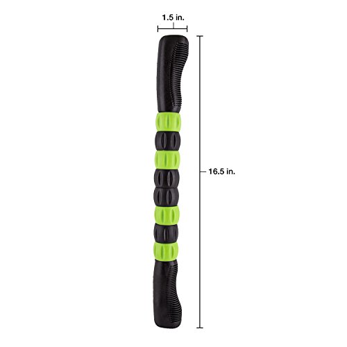 Fit Spirit Massage Stick Muscle Roller for Deep Tissue Self Massage Muscle Therapy and Myofascial Release Health & Household, Wellness & Relaxation, Massage Tools & Equipment, Massage Tools, Massage Sticks