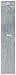 Ajax Scientific EL160-0006 Zinc Electrode Strip, 132mm Length x 25mm Width
