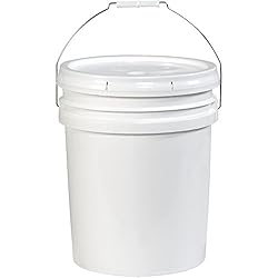 Partners Brand PHAZ1076 Plastic Pail, Open Head, 5