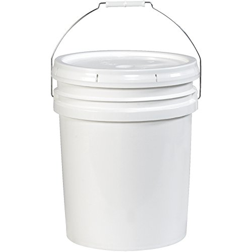 Partners Brand PHAZ1076 Plastic Pail, Open Head, 5