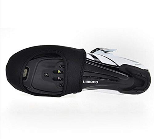 LETUSPORT Cycling Bike Shoes Cover Portable Winter Warmer Protector for Women Men Black (Black)