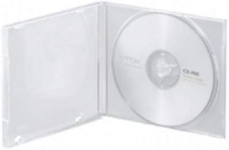 CAJAS PARA CD CADA SLIM PP () BLANCO 200 UNIDADES: Amazon.es: Electrónica