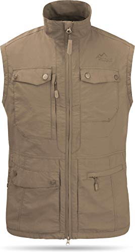 normani Herren Outdoor Weste mit atmungsaktivem Sonnenschutzmaterial 50+ (XS-5XL) – Bild 3