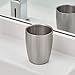 iDesign Forma Tumbler Cup for Bathroom Vanity Countertops - Brushed Stainless Steel
