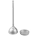 InterDesign Kent Bathware, Toilet Plunger and Holder for Bathroom Storage - Silver
