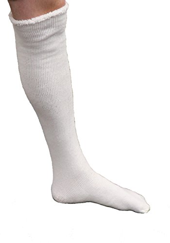 Healthstar Replacement Sock Liner for Orthopedic Walking Boots - Pack of 2 Socks | Medical Tube Socks to wear Under Air Cam Walkers and Fracture Boot Casts (2 Socks)