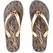 Michael Kors Flip Flop Jet Set Gold Size 8