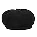 VBIGER Men and Women's Woolen Fedora Newboys Hat (Black)
