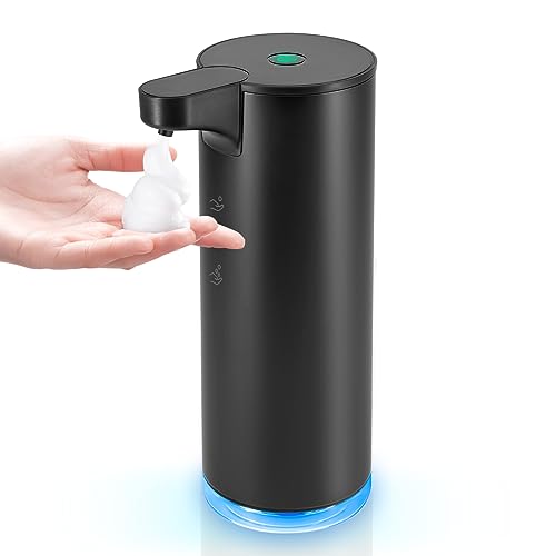 LAOPAO Soap Dispenser Automatic Stainless Steel Soap Dispenser Electric Soap Dispenser IPX5 Waterproof USB-C Charging with Infrared Motion Sensor for Kitchen and Bathroom