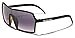DG Eyewear Square Shield Lens Retro Sunglasses