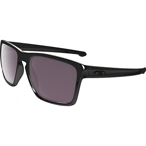 Oakley Mens Sliver XL Polarized Sunglasses, Polished Black/Prizm Daily, One Size