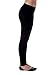 In Touch Women's Cotton Spandex Leggings (Large, Navy/Red)