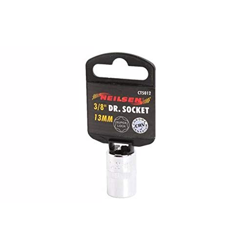 NEILSEN 3/8 Drive 13MM Socket CT5012 Chrome VANDIUM - Super Lock
