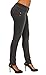 Shaping Pull On Butt Lift Push Up Yoga Pants Stretch Indigo Denim Skinny Jeans
