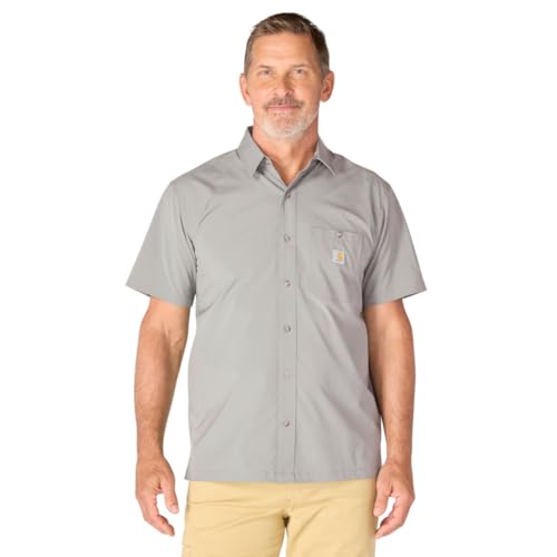Carhartt Men's Force Sun Defender™ Relaxed Fit Lightweight Short-Sleeve Shirt,…