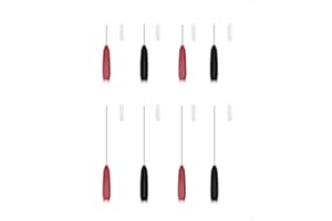 BOCEUC Electrical Back Probe Needles, 8pcs Back Probe Kit Automotive for Instrument Parts Accessories 2mm Socket Test Leads Diameter 0.7mm Pins Fine Tester Puncture