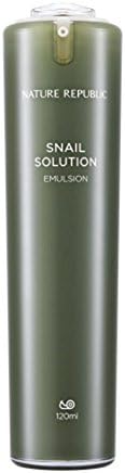 [Korean Cosmetic] SNAIL SOLUTION EMULSION Snail Solution Emulsion 4.1 fl oz (120 ml)